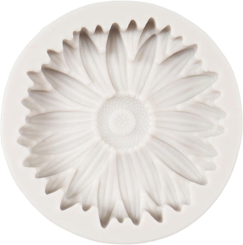Chrysanthemum Flower Silicone Mold Flower Fondant Cake Baking Molds Chocolate Candy Mold For Cake Decoration Cupcake Topper Polymer Clay Gum Paste...