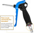 Industrial Air Blow Gun For Compressor, 5cm Air Nozzle Blow Gun Air Compressor Gun With High Flow Venturi Nozzle, 1/4-Inch With High Flow Pneumati...