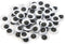 200 Pieces 20mm Black Wiggle Googly Eyes with Self-Adhesive...