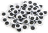 200 Pieces 20mm Black Wiggle Googly Eyes with Self-Adhesive...
