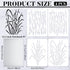FINGERINSPIRE 4 Pcs Bark Camouflage Stencil 11.7x8.3 inch Camouflage Grass Bark Reed Pattern Stencils Plastic Wall Camo Stencil Kit Reusable DIY A...