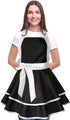 Violet Mist Retro Aprons for Women Cute 50s Vintage Black Lady apron Cake Cooking Sexy Lacy White French Maid Funny Apron Halloween Christmas Apro...