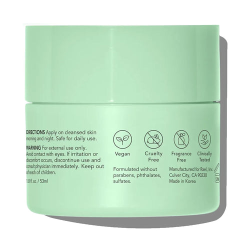 Rael Face Moisturizer, Miracle Clear Barrier Cream - Moisturizer Face Cream for Oily & Acne Prone Skin, Korean Skincare, Lightweight, Succinic Aci...