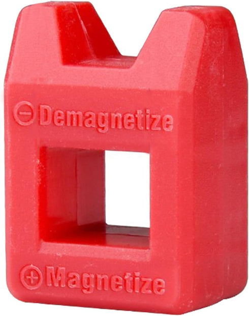 Red Bit Magnetizer Magnetiser Demagnetiser Universal Magnetizer & Demagnetizing Tool for Screwdrivers Bits & Tool Tips Magnetization ABS...