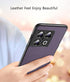 for OnePlus 10 Pro Case 5G, Soft TPU Artificial Leather Back, Extremely Light Ultra-Light Cover, Anti-Fingerprint-Scratch Camera Protection Phone ...