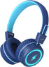 Kids Wireless Headphones with Colorful LED Lights, Foldable Children Headphone with Stereo Sound, 50H Playtime, 92dB Volume Limited Headphones On ...