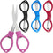 4Pcs Folding Scissors, Portable Mini Travel Scissors Small Safety Foldable Scissors Stainless Steel Telescopic Cutter for Crafting, Retractable Cu...