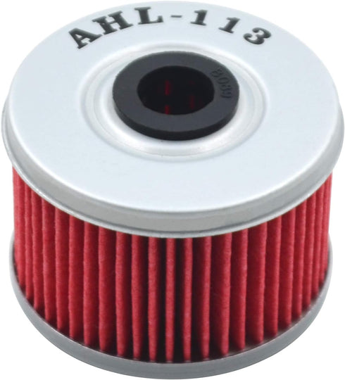AHL 113 Oil Filter for Honda TRX350FE Rancher 4X4 ES 350 2000-2006 (Pack of 3)...