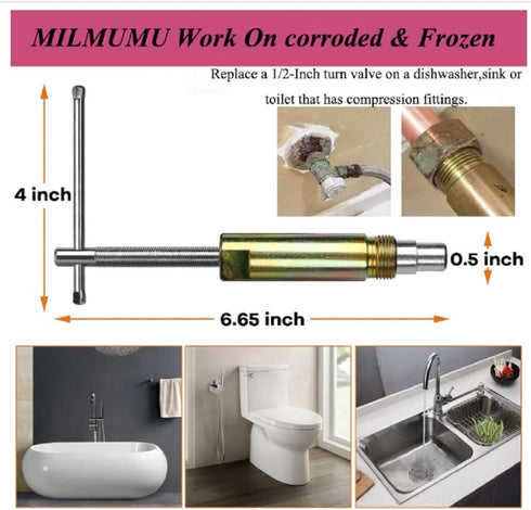 Compression Sleeve Puller Remove Tool Nut & Ferrule of Pipe 03943 - Sleeve Remover for 1/2-Inch Compression Fittings Only - Plumbing Tools Compres...