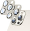 2 Pack Camera Lens Protector for iPhone 15 Pro Max/iPhone 15 Pro, Titanium Alloy Glass Camera Cover Screen, Anti-drop, Case Friendly ? (Golden, 15...