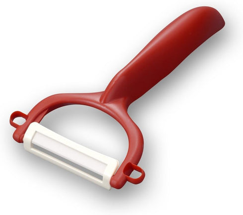 Kyocera Advanced Ceramic Horizontal Y Peeler, Red...