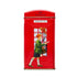 Ahmad Tea London Telephone Box Caddy Gift Tin, 20 Teabag, English Breakfast...