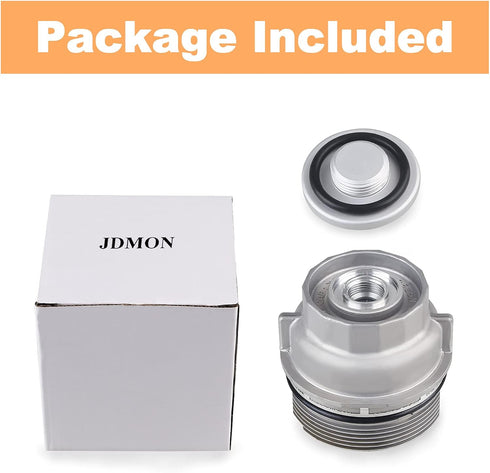 JDMON Compatible with Oil Filter Housing Cap Assembly Toyota 4Runner Avalon Camry Fj Cruiser Highlander RAV4 Sienna Tacoma Tundra Venza 2005-2019 ...