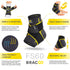 Bracoo 2 Pack Ankle Brace Compression Sleeve for Women & Men, Adjustable Ankle Support Strap for Sprained, Plantar Fasciitis, Pain Relief, Injury ...