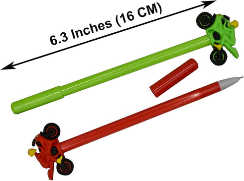 Maydahui 28PCS Cool Car Pens Fun Motorcycle Racing Rollerball Gel Pen Novelty Pen Cute Pen Interesting Pen Black Ink for Boys School Office Statio...