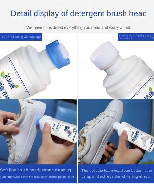 Shoe Cleaner+Shoe Whitener, Sneaker Cleaner, Brush-Shoe Cleaning Kit...