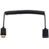 Duttek Mini HDMI to HDMI Cable, HDMI to Mini HDMI Coiled Cable, Mini HDMI Male to HDMI Female Adapter Cable Support 1080P Full HD, 3D, for Camera,...