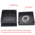 Junction Box IP65 Waterproof ABS Plastic Electrical Project Case Power Junction Boxes, Project Box with Fixed Ear Black 6.30x6.30x3.54 inch (160 x...