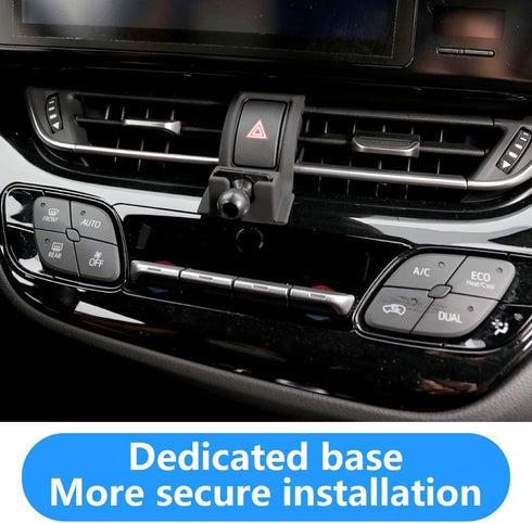 LUNQIN Car Phone Holder for Toyota C-HR CHR 2018 2019 2020 2021 2022 LE XLE Premium Nightshade Limited Auto Interior Accessories Cell Phones Mount...