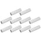 uxcell M8x1.25mm Coupling Nuts, 10 Pcs 304 Stainless Steel Galvanized Hex Rod Coupling Nuts Threaded Rod Connectors 50mm, for Industrial Construct...