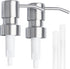 Bathroom Countertop Soap Dispensers (Brushed Nickel, 2 Pack)...