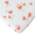 Baby Play N Pack Cover Playard Sheet Muslin, Portable Mini Crib Sheets, Convertible Playard Mattress Cover for Girls by Vlokup, Flamingo...