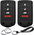 2pcs Compatible with Acura ILX RDX TL ZDX Black Key Fob Cover Case Key Chain Protector Keyless Remote Holder Smart 4 Buttons...