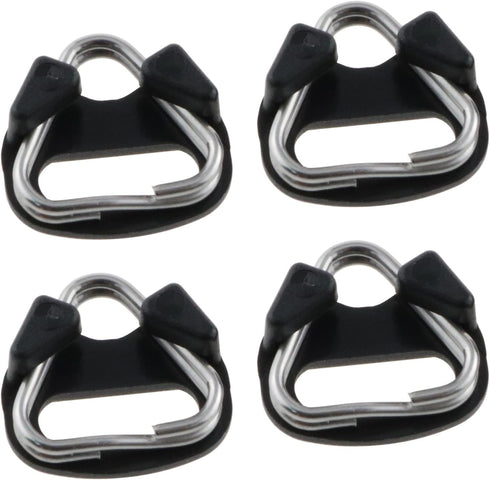 2Pairs 4PCS Stainless Steel Triangle Split Ring Stainless Steel Lug Ring Camera Strap Triangle Split Ring Adapter riangle Split Ring Hook Plastic ...