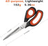 Premium Tailor Scissors Heavy Duty Multi-Purpose Titanium Scissors Professional for Leather Cutting Industrial Sharp Sewing Shears, Red...