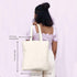 Ecoright Canvas Reusable Cotton Tote Bag for Women, for School, Grocery, Shopping, Beach & Gifts for Womens...