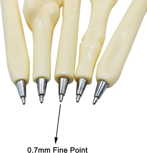 Maydahui 25PCS Bone Ballpoint Pen Creative Novelty Pens Black Ink for Halloween Artist Doctot Nurse School Office Party...