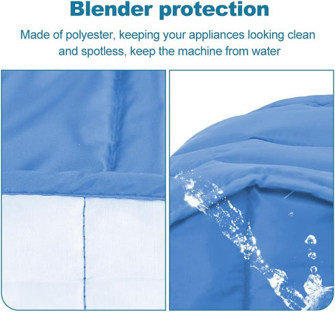 Blender Appliance Cover, Kitchen Blender Cover 15.7x7.1x5.9in (Blue)...