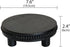 Farmhouse Beaded Wood Tray Risers for Display, 7.6” Wooden Decorative Tray for Kitchen Home Decor, Display Pedestal Stand for Countertop, Black Ro...