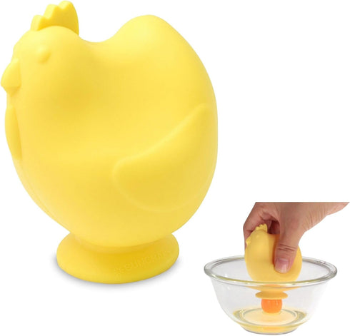 Seki Japan Silicone Egg Separator Egg Yolk and White Chicken Legs Swallow Release Kitchen Egg Gaget...