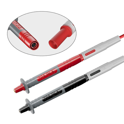 Goupchn Multimeter Test Leads Kit with Alligator Clips Banana Plug to Test Hook Clips Wire Replaceable Precision Sharp Probes Set for Multimeter E...
