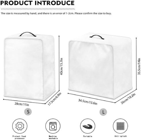 Sunflower Daisy Coffee Maker Cover with Top Handle Polyester Dustproof Stand Mixer Cover Home Kitchen Appliance Accessories, Fits Most Kitchen App...