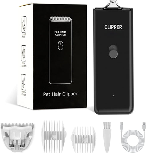 Feet Hair Trimmer, Dog Clippers,Quiet Washable USB Rechargeable Cordless Dog Grooming Kit,Electric Pets Hair Trimmers Shaver Shears for Dogs and C...
