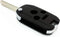 Ezzy Auto 3+1 Buttons Flip Key Shell Case Fob fit for Accord CR-V Pilot Civic Keyless Remote Entry...