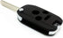 Ezzy Auto 3+1 Buttons Flip Key Shell Case Fob fit for Accord CR-V Pilot Civic Keyless Remote Entry...