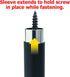 IVY Classic 44620 3" Magnetic Screw Guide Driver, 1/Card...