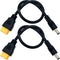 2Packs XT60 Adapter Cable XT60 Charging Cable XT60 Male Bullet Connector to Male DC 5.5mm X 2.5mm Power Cable for Fatshark Skyzone FPV Monitor Pow...