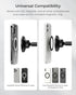 iOttie iTap 3 Magnetic Dash & Windshield Mount Car Phone Holder with Magnetic Ring Adapter. Compatible with Qi2, MagSafe, iPhone, and Android Smar...