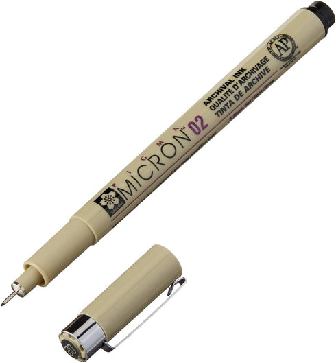 Sakura Micron Drawing Pen, 02, Black...