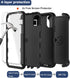 for iPhone 12 Case, iPhone 12 Pro Case with Belt Clip Holster, 2X Screen Protector, Heavy Duty Military Grade Full Body Shockproof Rugged Protecti...