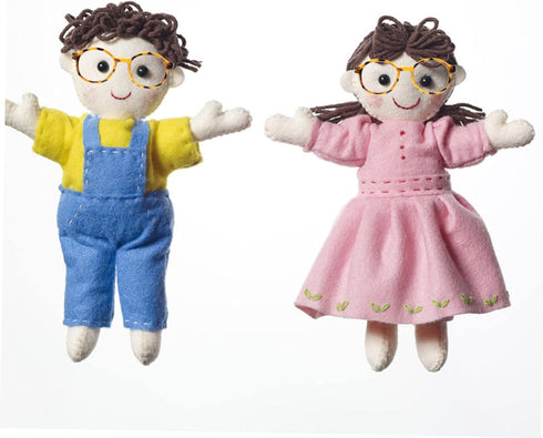 Toyvian 2pcs Doll Glasses Clear Glasses for Kids DIY Doll Supplies Kids Round Glasses Retro Glasses Decorative...