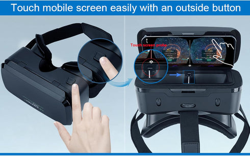 Cell Phone VR Headset Virtual Reality Headsets VR Headsets Virtual Reality Glasses VR Glasses VR Goggles for TV Movies Video Games Compatible with...