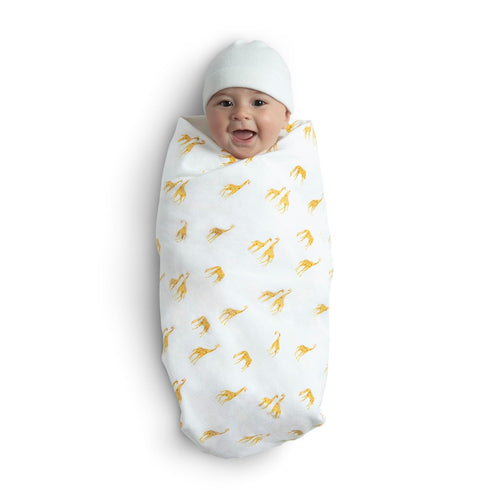 Delta Children 100% Cotton Flannel Baby Receiving Blankets for Girls and Boys – 30x30 Inches (Pack of 2), Safari Friends...