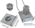 38mm Roller Blind Repair Kit, Universal Replacement Clutch Installation Accessories Parts for Roller Shade Crodless Bracket...