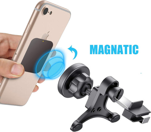 WixGear Car Mount, Universal Air Vent Magnetic Car Mount Holder, with Fast Swift-Snap Technology for All Smartphones...