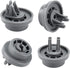 Cenipar DD66-00023A Dishwasher Wheels Lower Upper Rack Roller (4Pack) Replacement for Kenmore Samsung Dishwasher Replaces 2002711, PS4222532 AP4342187 EAP4222532